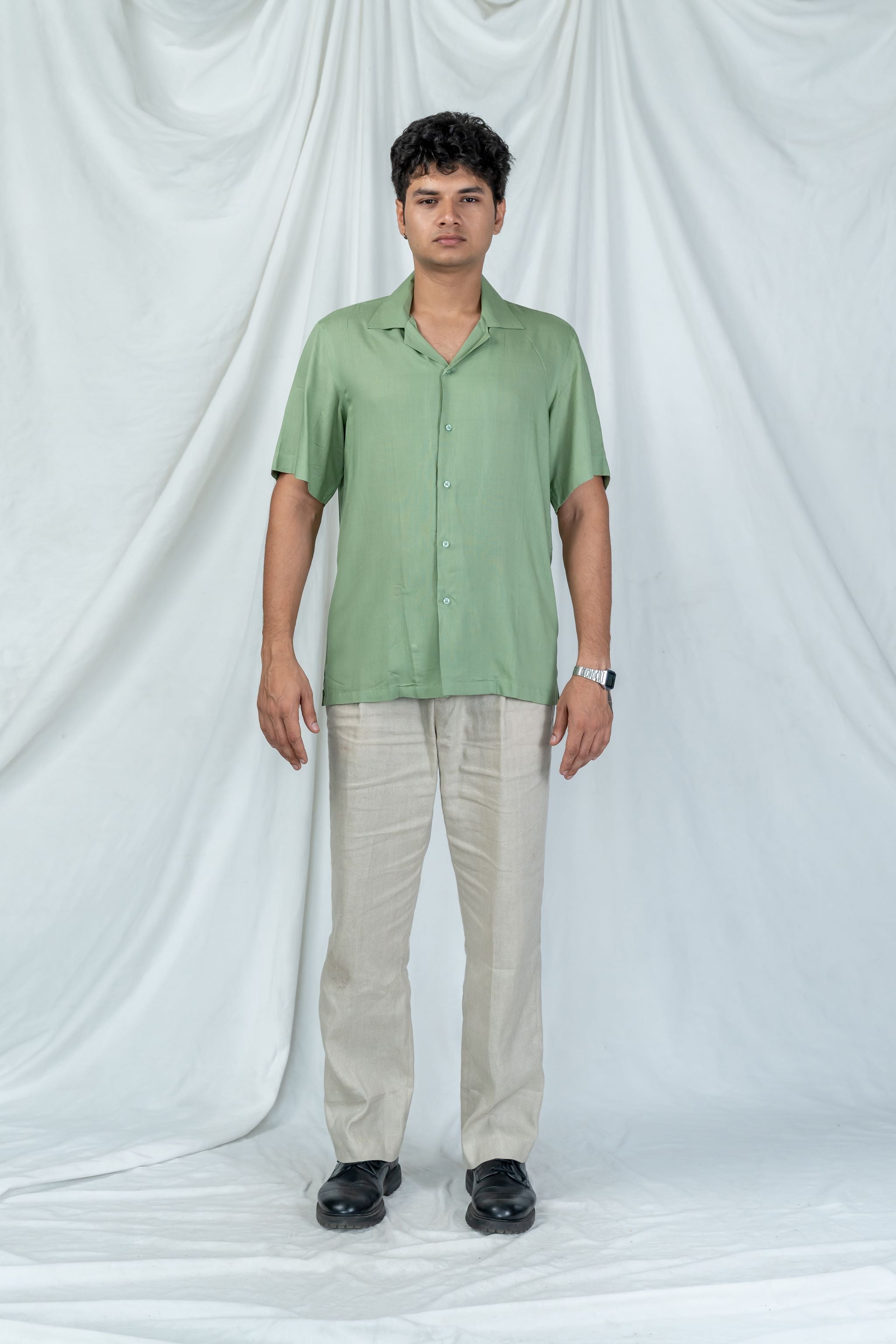 Paris Green Shirt