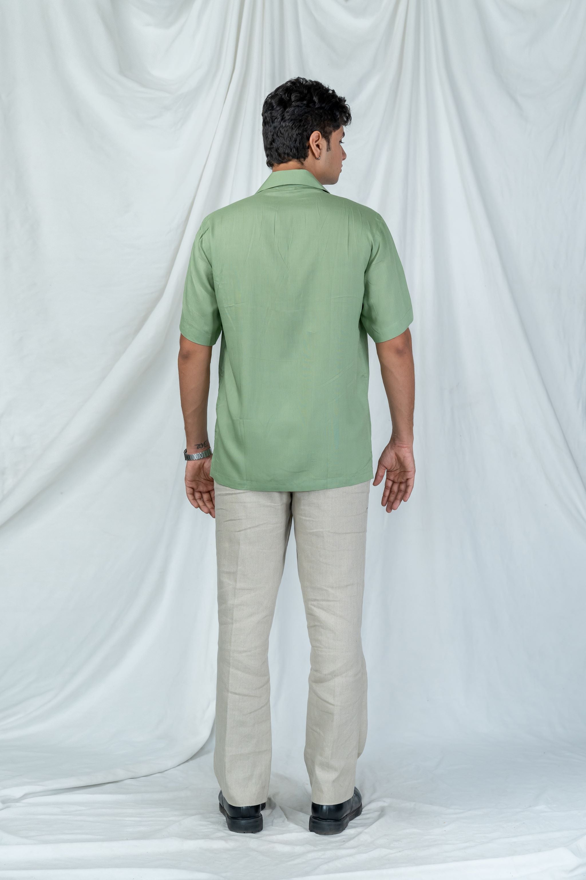 Paris Green Shirt